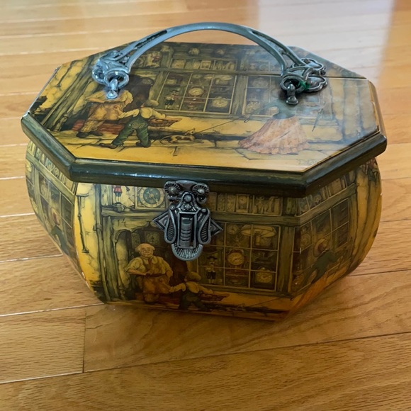 Vintage Handbags - vintage rare wooden handbag